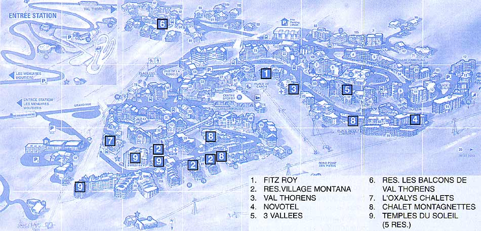 ������������� ����� ������ Val Thorens